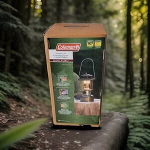 Coleman Powerhouse Dual Fuel Lantern 3000004255 In Original Box w/Papers Etc NOS